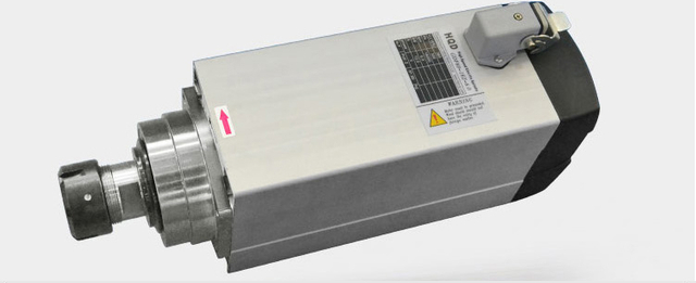 High Processing Accuracy Woodworking Engraving Machine Fan Cooling Spindle
