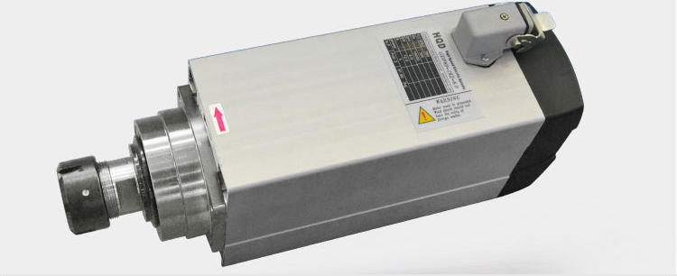 High Processing Accuracy Woodworking Engraving Machine Fan Cooling Spindle