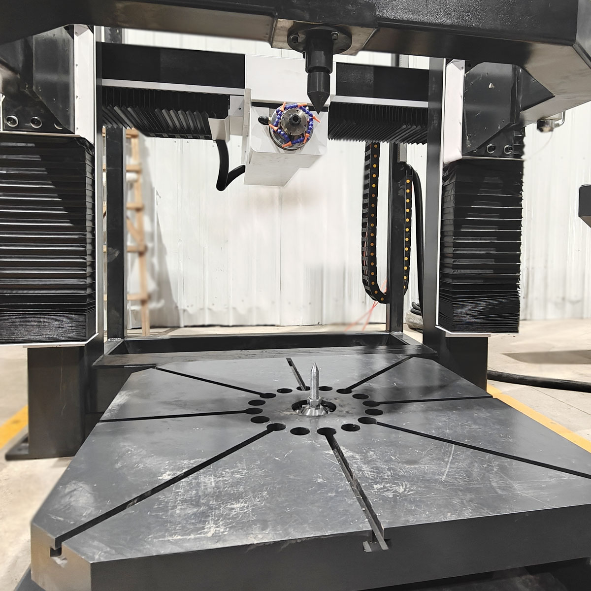 New Stone Cnc Vertical Cylindrical Engraving Machine