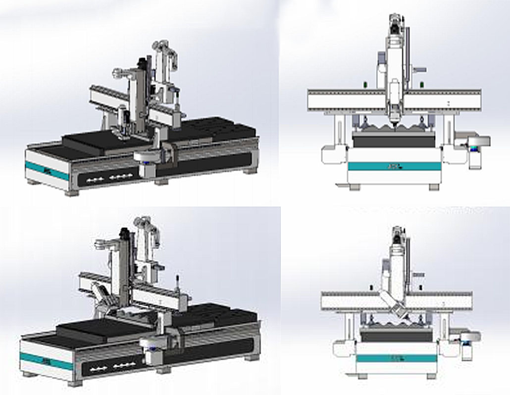JCXcnc swing head Wood cnc04