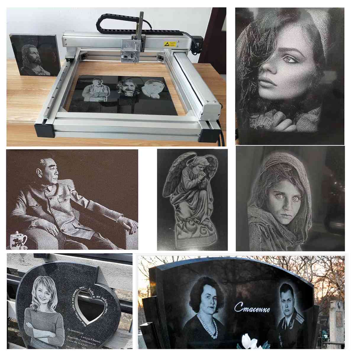 Stone Impact Engraving machine-