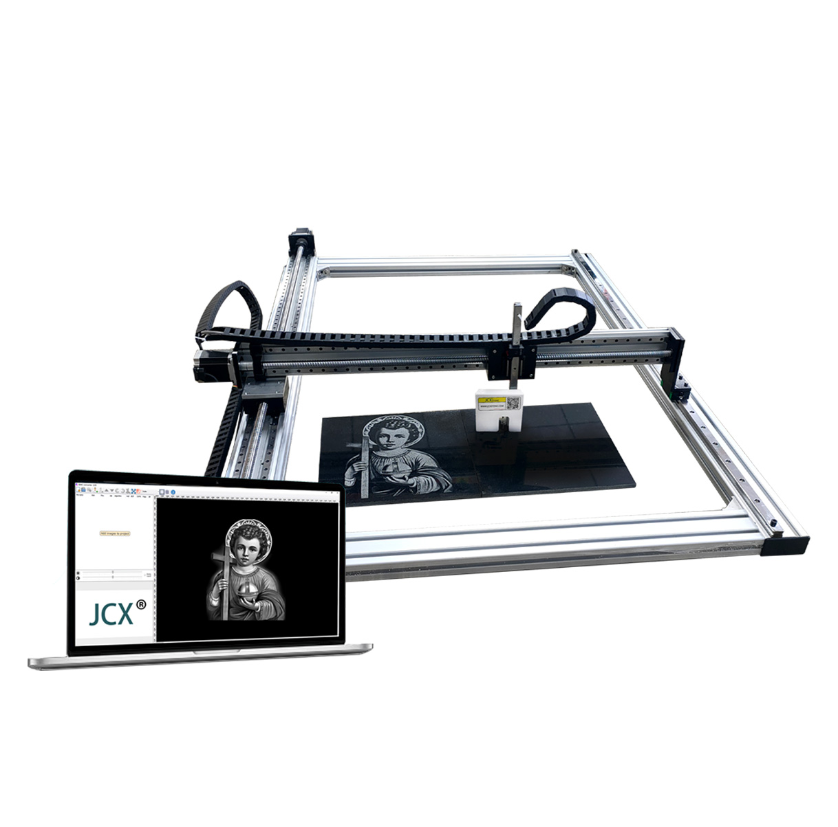 Precision Stone Impact Engraving Machine