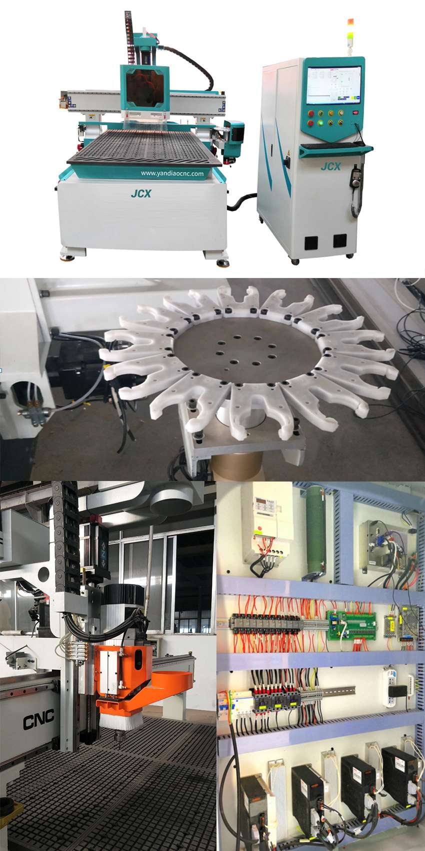 12 Tools Professional Cnc Machine Manufacturer Good Quality Cnc Router in China