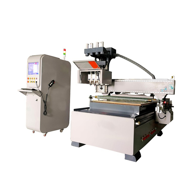 New design multi-function Cutting Engraving Milling Drilling making cabinet door machine 1325 4 tools cnc woodworking machine
