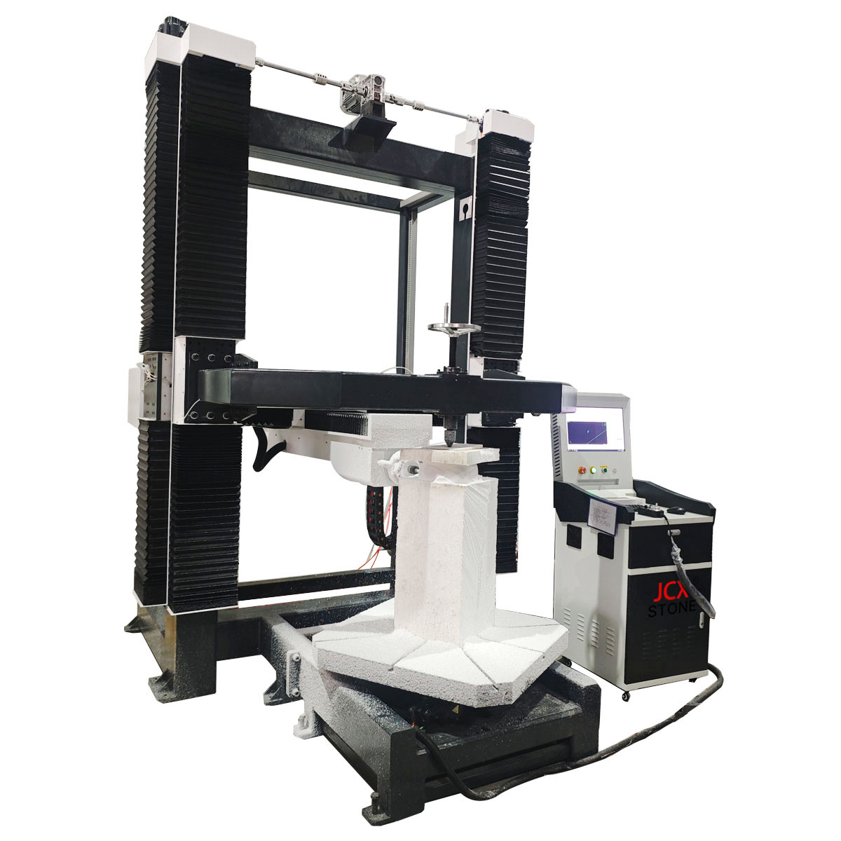 New Stone Cnc Vertical Cylindrical Engraving Machine